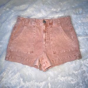 SOLD American Eagle pink corduroy shorts